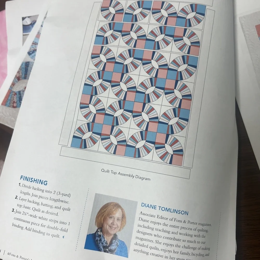 Template Of The Month by Keepsake Quilting Month 10 Pickle Dish Table Topper New